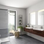 Ein modernes Badezimmer